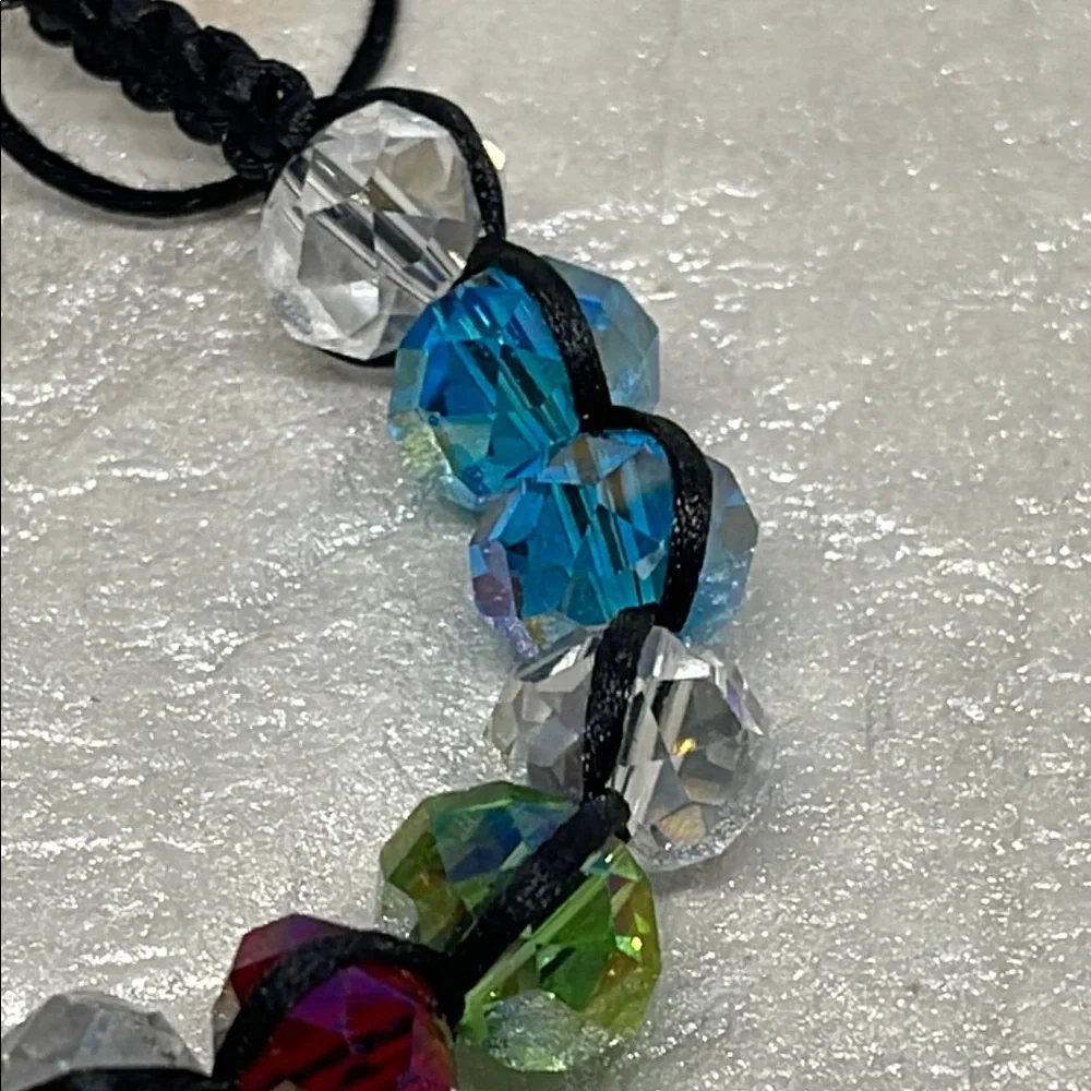 Incredible adjustable Multicolor thread wrapped Beaded Bracelet